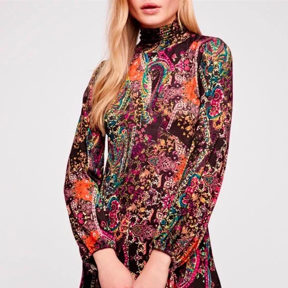 NWT Free People All Dolled Up Mini Dress - Picture 4 of 16